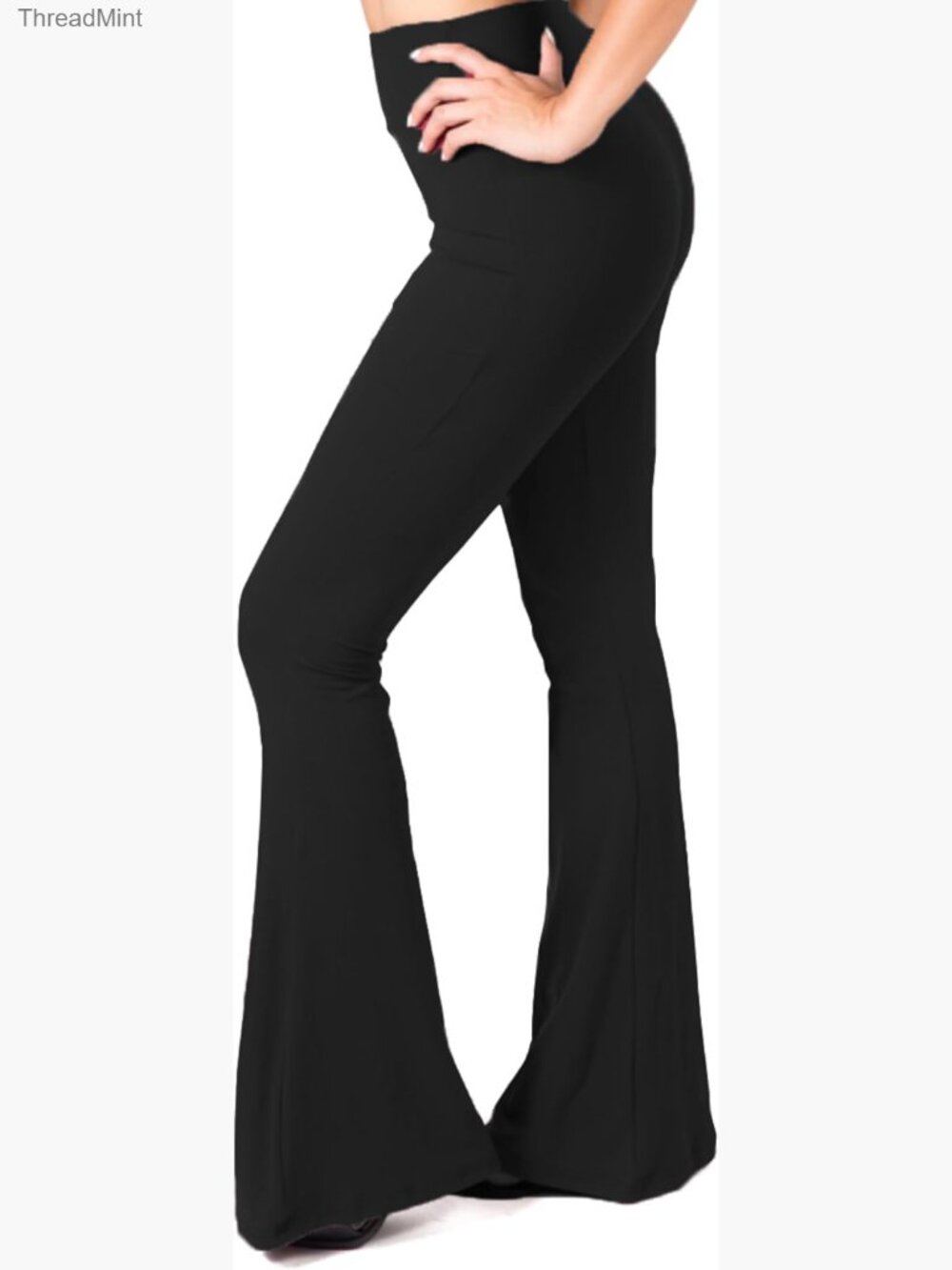 High Waisted Flare Leggings, Buttery Soft Palazzo Pants, Yoga & Casual Wear